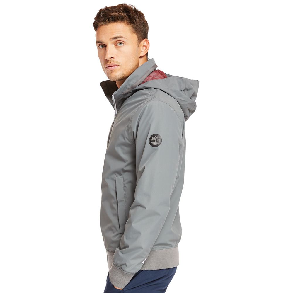 Timberland Μπουφαν Ανδρικα Γκρι - Kearsarge Sailor Bomber - Greece 3251067-QX